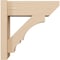 Ekena Millwork 5 1/2-in W x 14-in D x 14-in H Balboa Slat Rough Cedar Woodgrain TimberThane Outlooker, Primed Tan OUTUR055X14X14BOA24RCPR - alternate 5